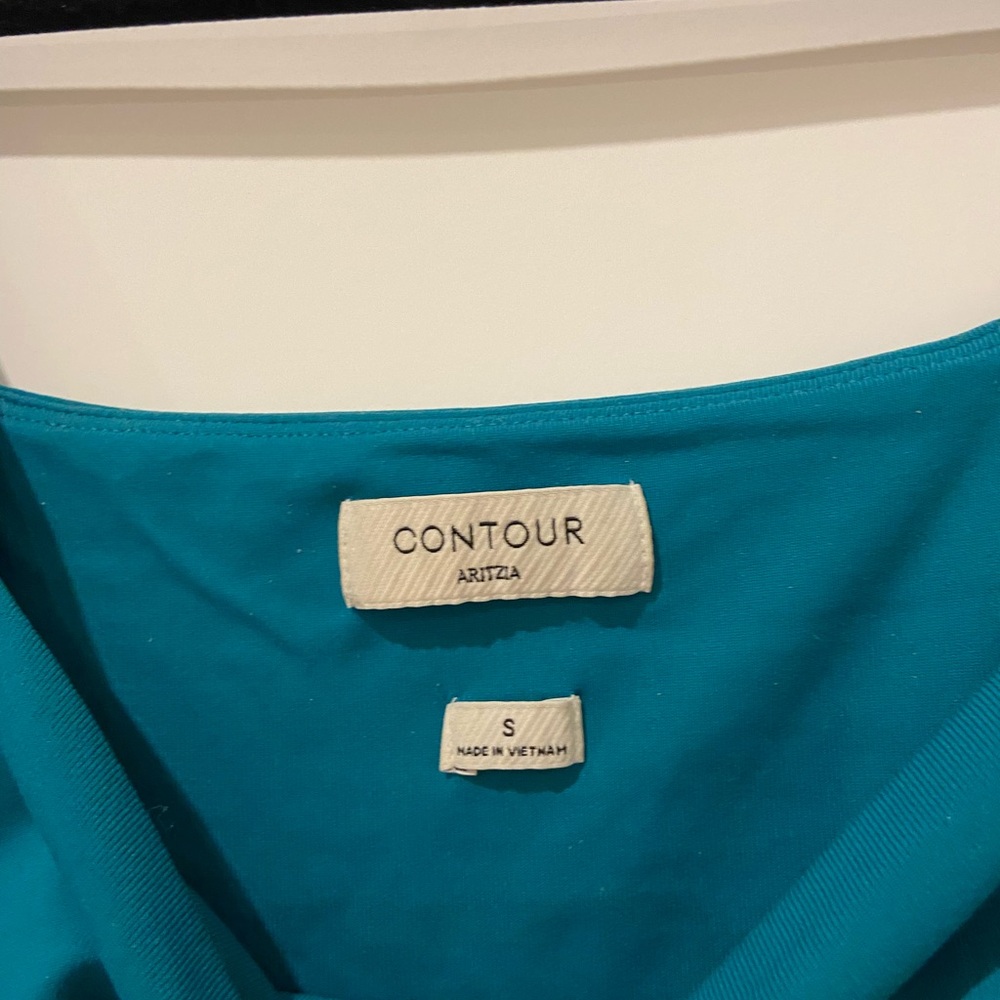 Aritzia Teal Contour Bodysuit - Picture 2 of 4
